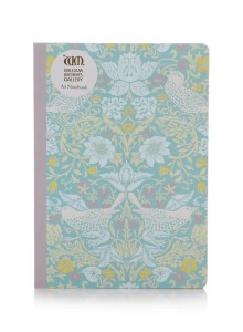 NBA5WM03 A5 Notebook - William Morris - Strawberry Thief
